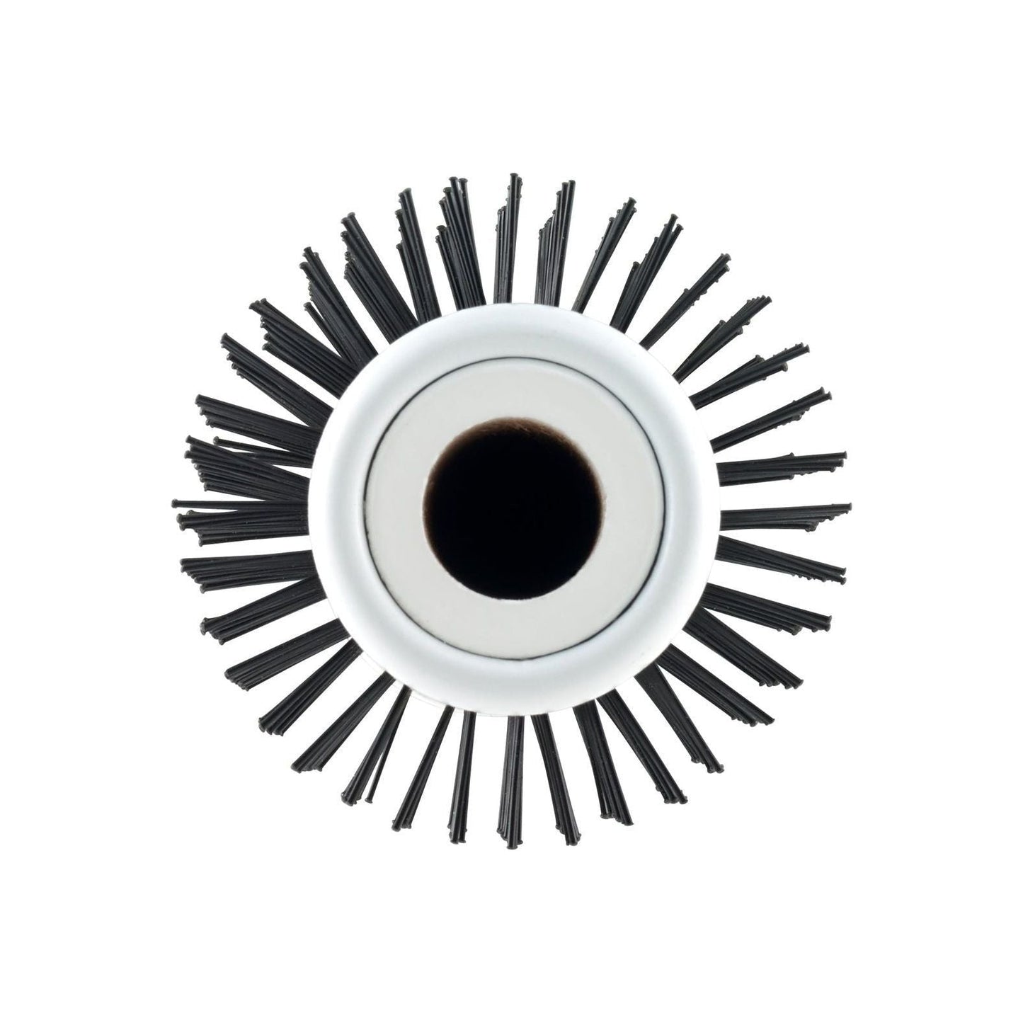 Solid Round Barrel Nylon Bristle Hair Brush