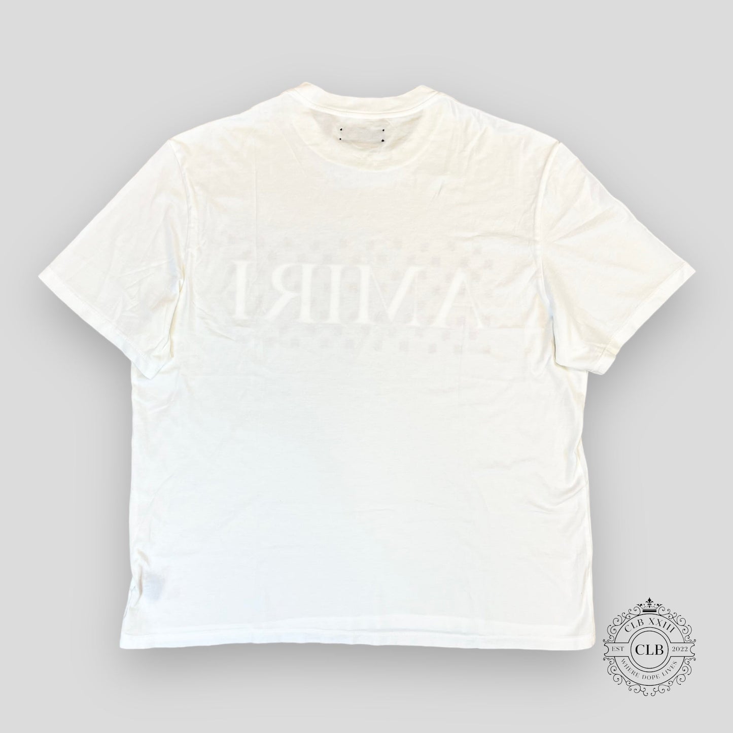 Amiri Ma Paisley Tee in White/Red