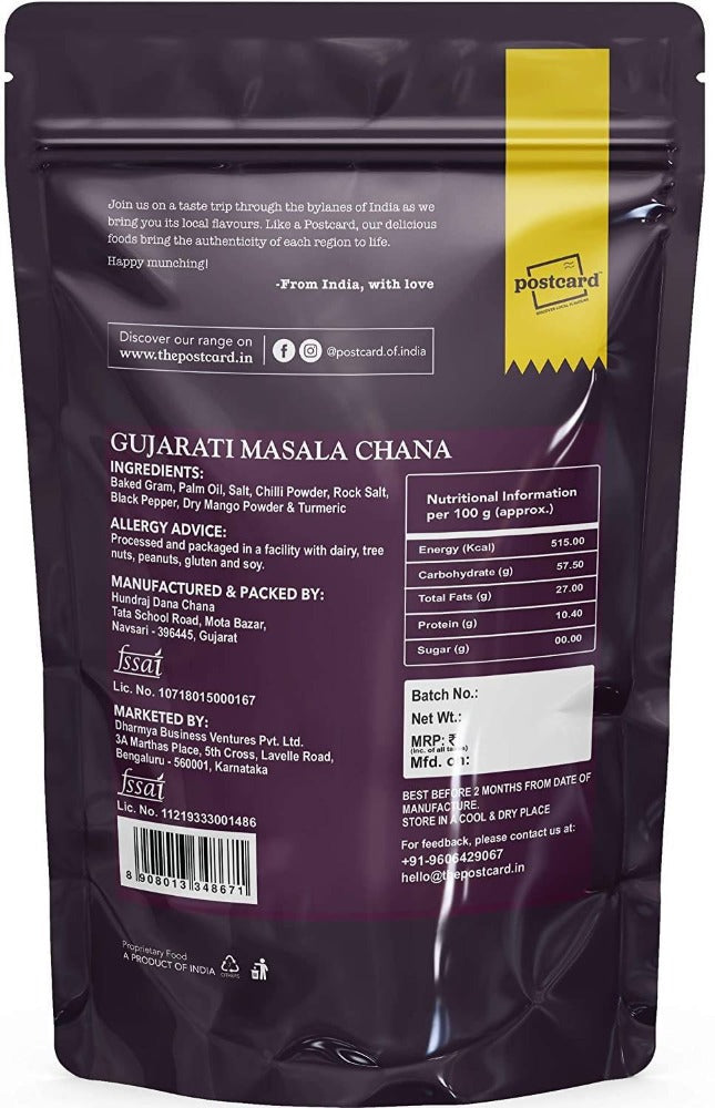 Postcard Gujarati Masala Chana