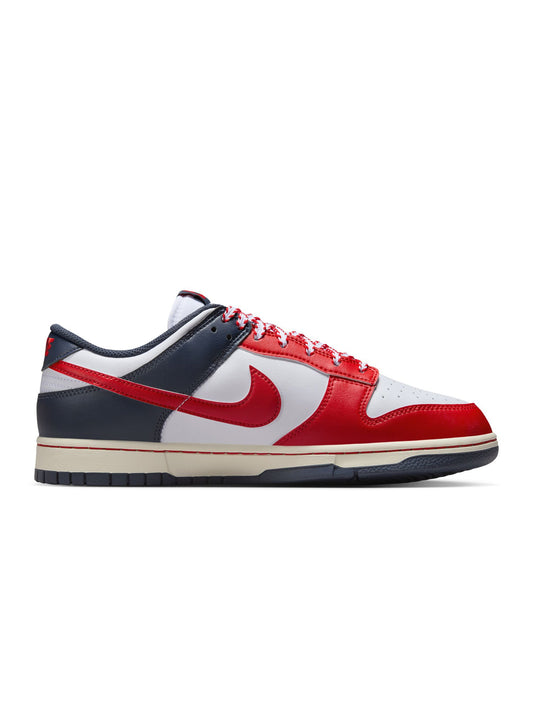 Nike Mens Dunk Low Retro - White/University Red