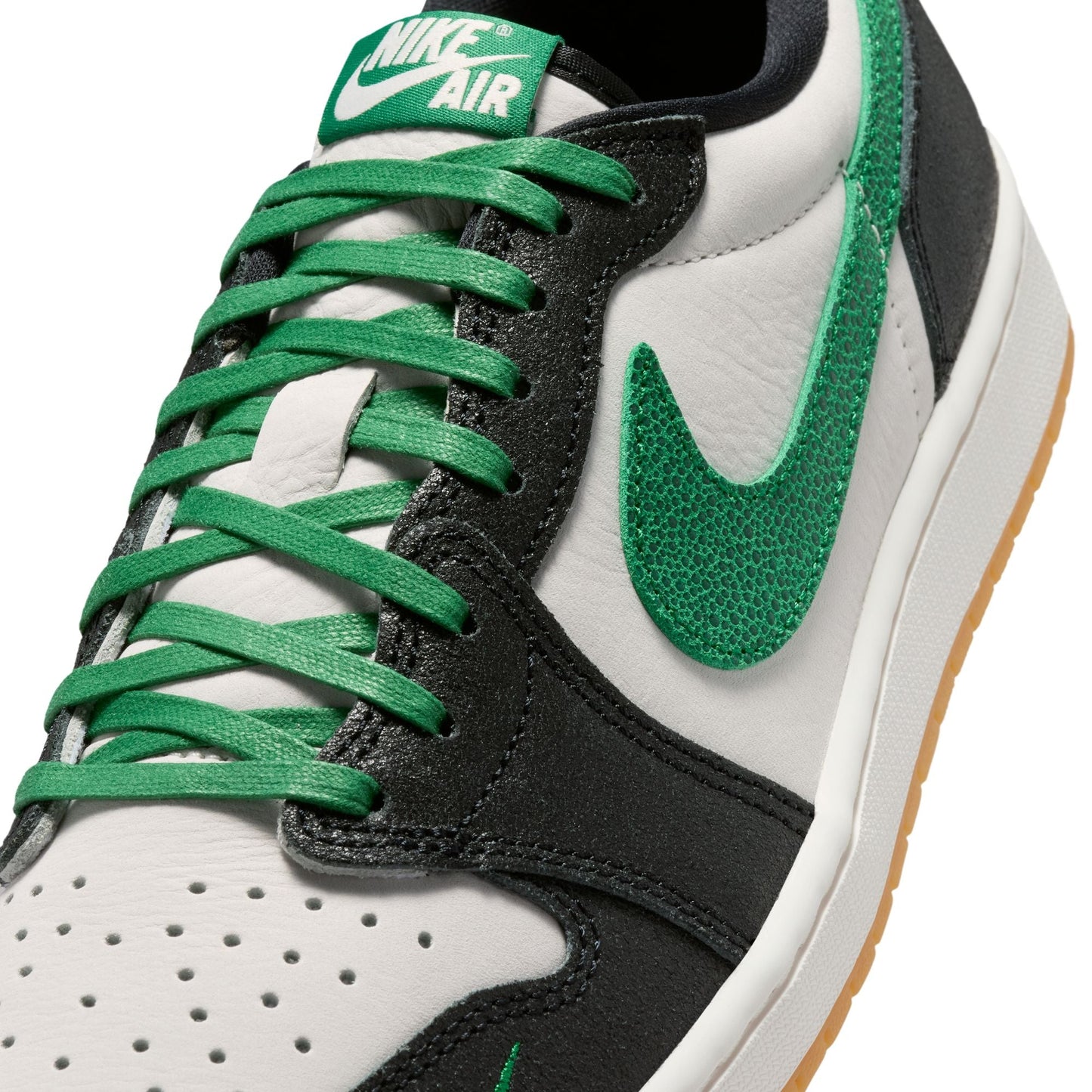 Air Jordan Mens 1 Retro Low - Pine Green