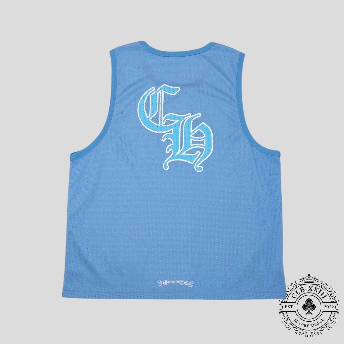 Chrome Hearts Chrome Hearts Reversible 33 Mesh Jersey in Blue