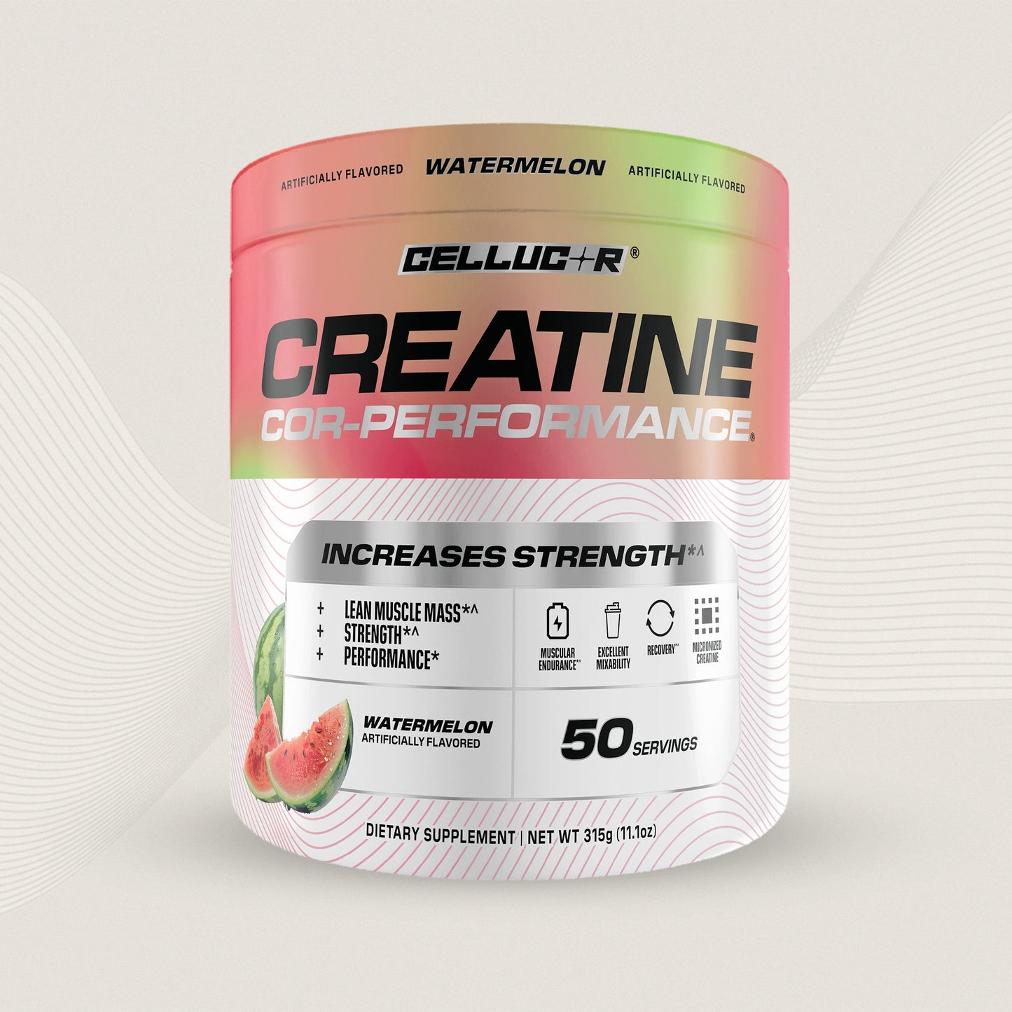 C4 Cellucor COR-Performance Creatine, Watermelon, 11.1 oz (60 Servings)