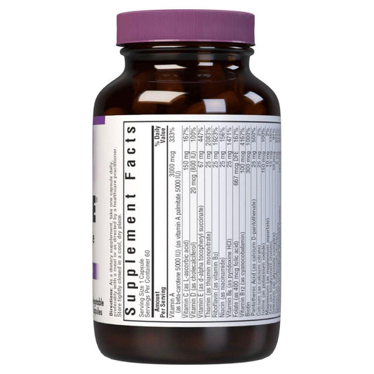 Bluebonnet Nutrition - Multi One Multivitamin & Multimineral Dietary Supplement, 60 Vegetable Capsules