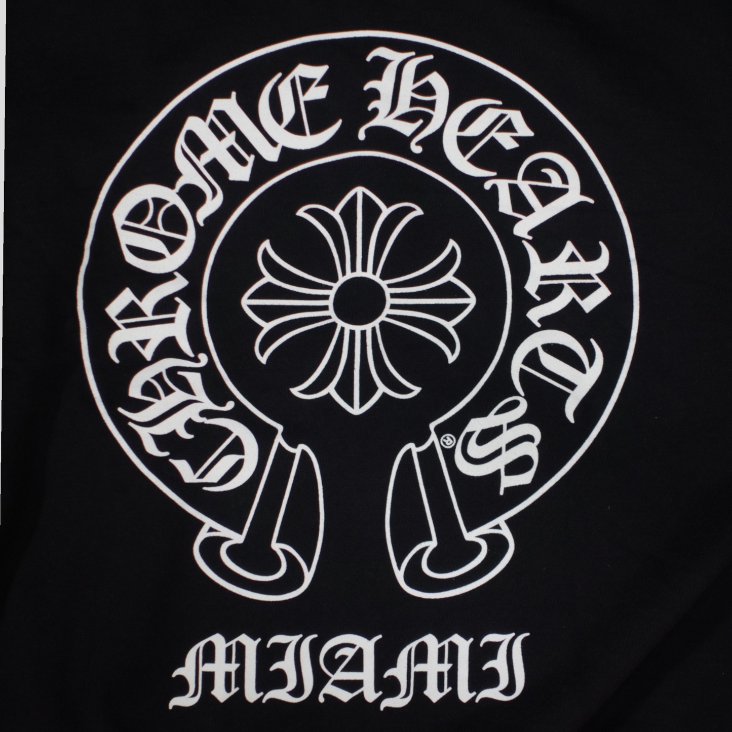 Chrome Hearts Miami Exclusive Horseshoe Hoodie in Black