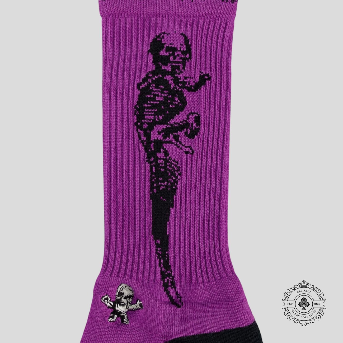 Chrome Hearts Foti Socks in Purple