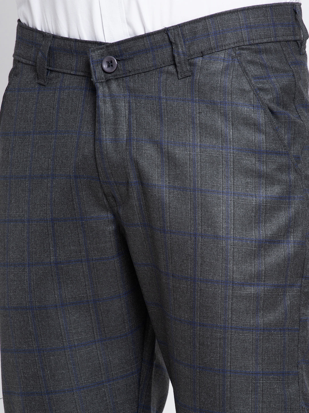 Jainish Men's Black Formal Trousers ( FGP 261Black )