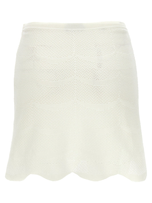Tom Ford Women Crochet Mini Skirt