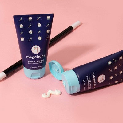 Megababe Magic Powder Stay-Dry Lotion Potion Cream Deodorant 4.5 fl oz - Imperfect Container