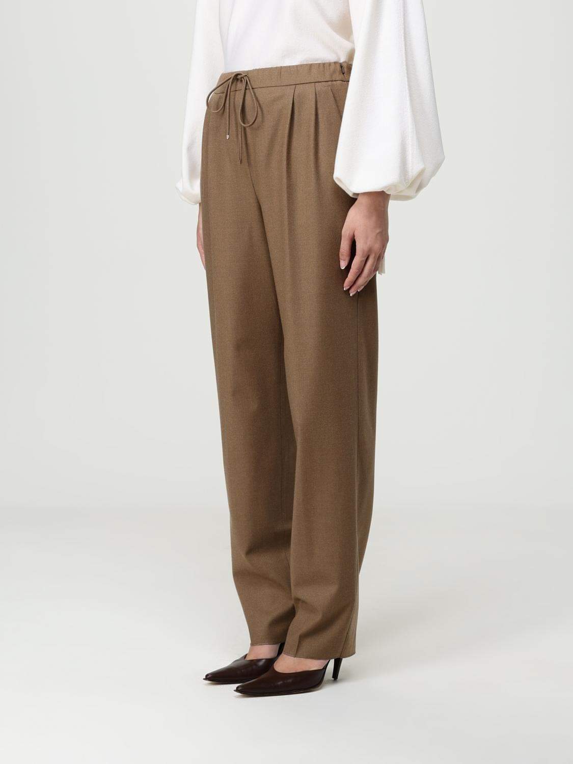Max Mara Pants Woman Brown