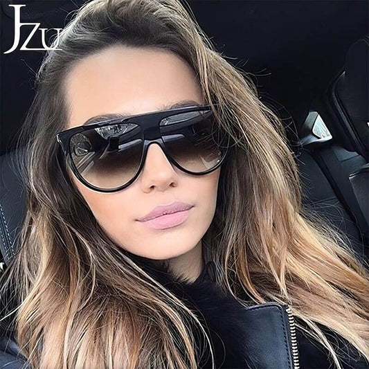 Luxury Popular and Famous Elegant Oversized Big Frame Oval Sqaure Woman Vintage Retro Woman Sunglasses With UV400 Protection