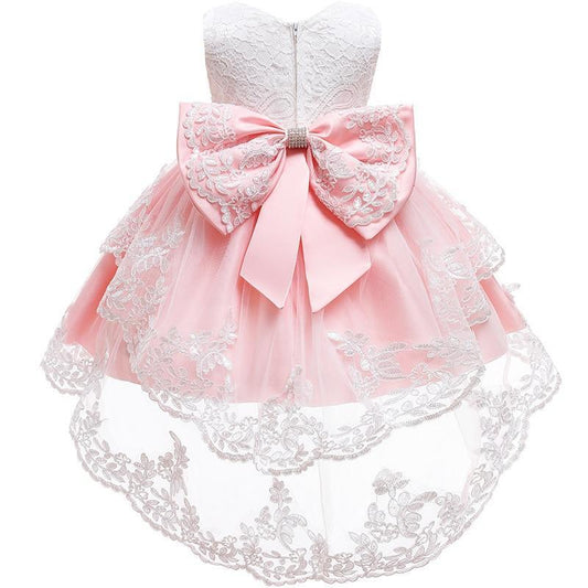 1st Birthday Dress For Baby Girl Clothes Princess Ceremony Pink Blue Red Dresses Excellent Look Unique Design