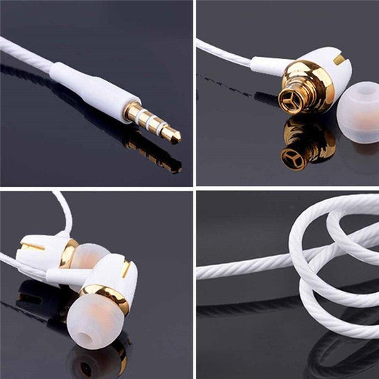 STEVVEX Headphones wired Earphone E18 Adjustable volume pause/play For mobiles earbuds wire Headset for smartphone