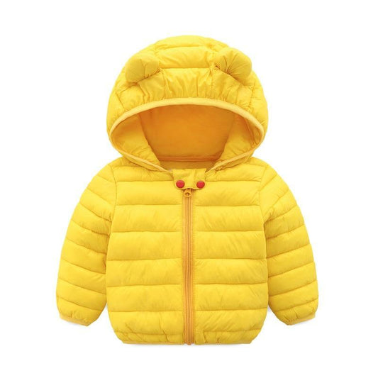 Winter Padded Jacket For Baby Boys Girls Kids Warm Outerwear Coat For Baby Jacket Newborn Clothes With Bear Ears Design