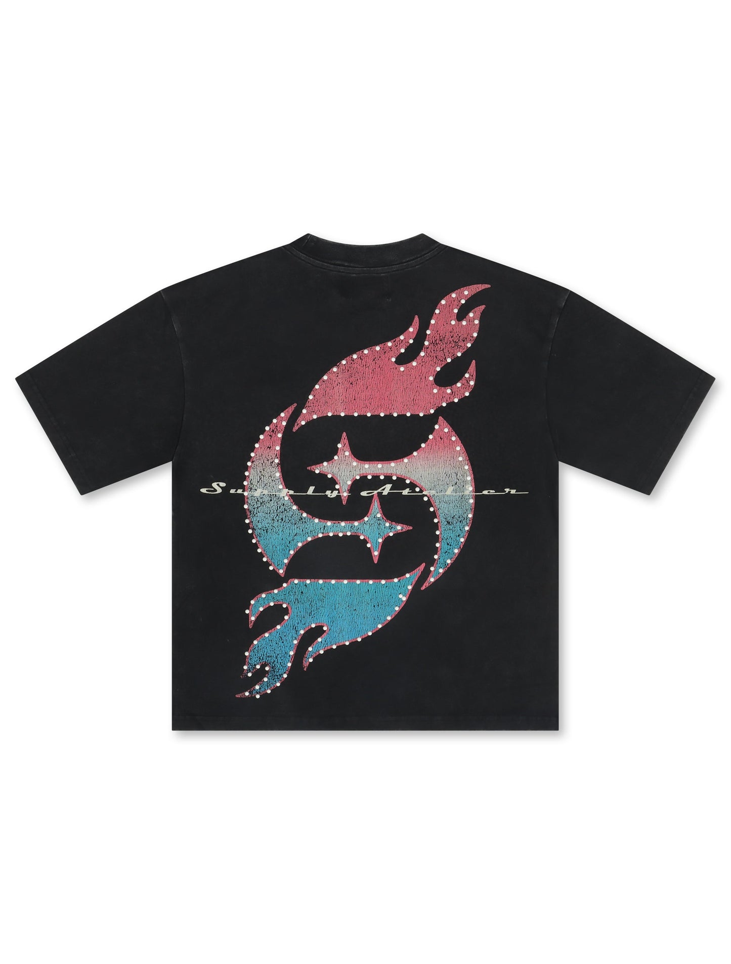 Supply West Supply Angels Boxy Tee - Black