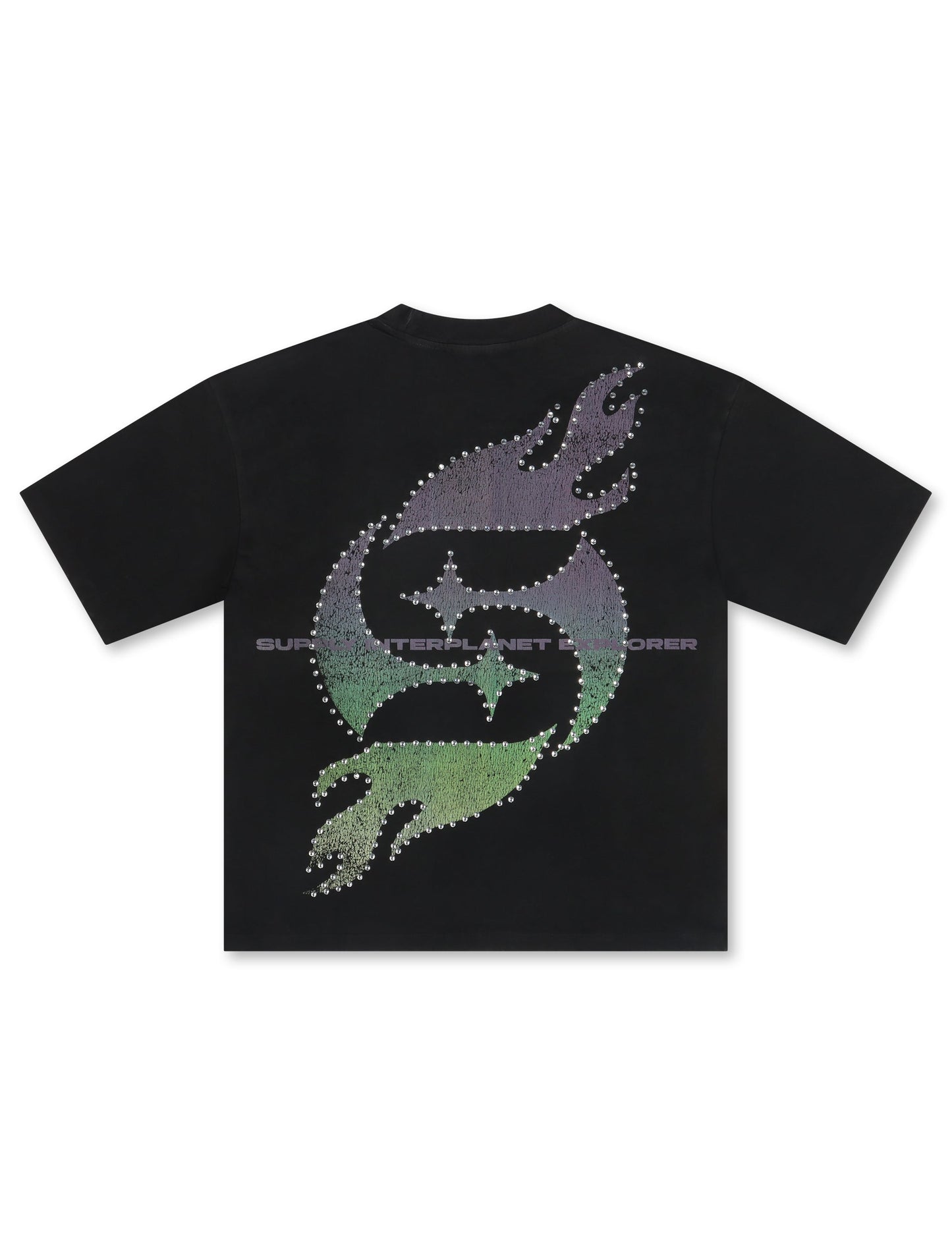 Supply West Space Cadet Boxy Tee - Black