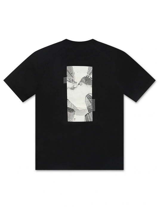Boss Green Stripe Zone Tee - Black
