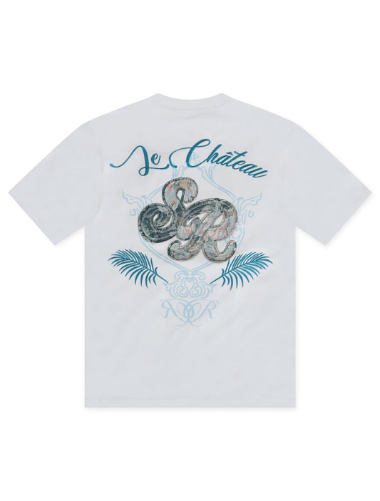Smoke Rise Tapestry SS Tee - Blue