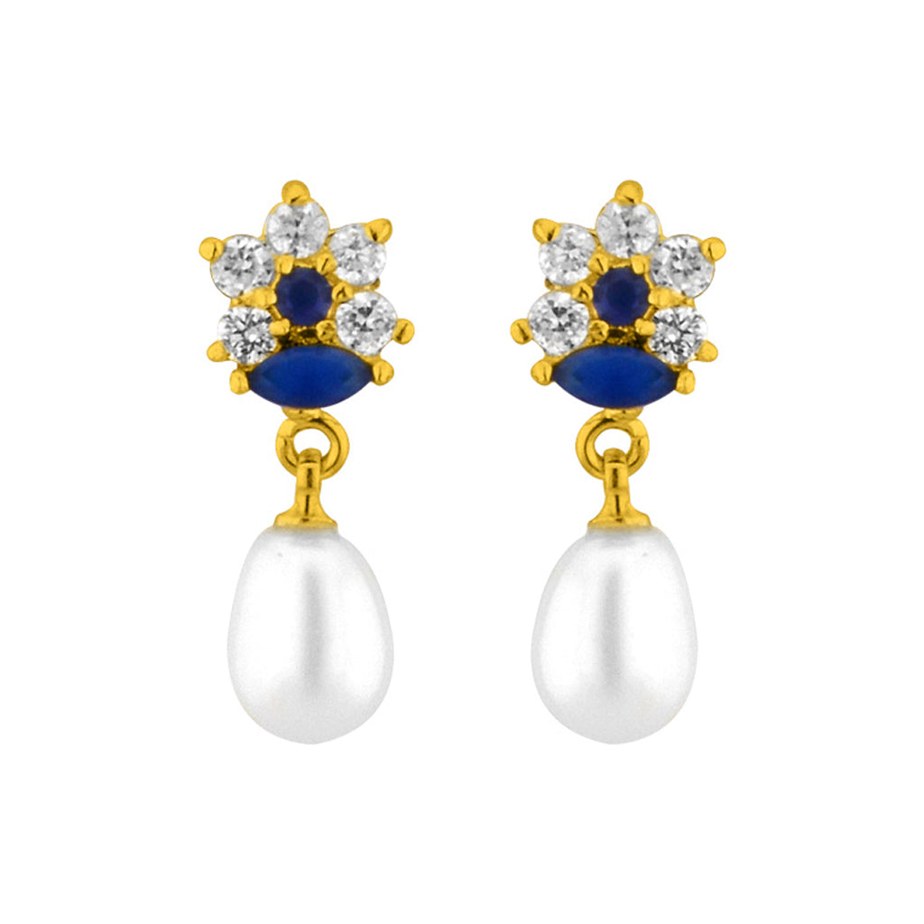 J Pearls Star Pearl Earrings - Real Pearl Jewelry