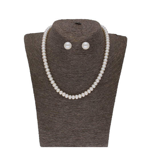 J Pearls Twisted 1 Line Pearl Necklaces - Real Pearl Jewelry