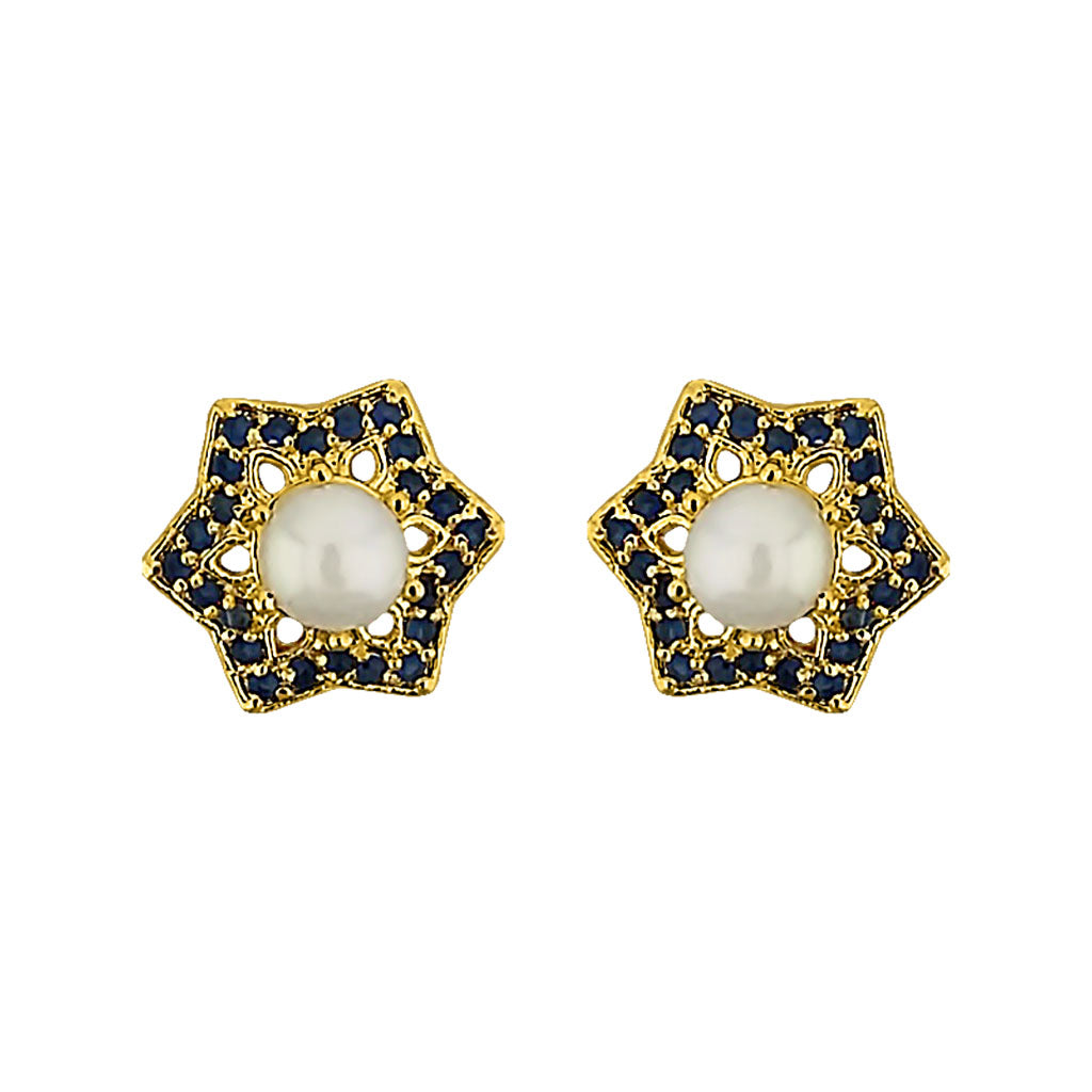 J Pearls Star Pearl Earrings - Real Pearl Jewelry
