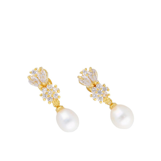 J Pearls Kiara Pearl Earrings - Real Pearl Jewelry