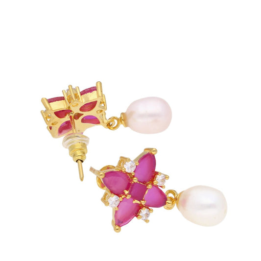 J Pearls Navishka Pearl Earrings - Real Pearl Jewelry