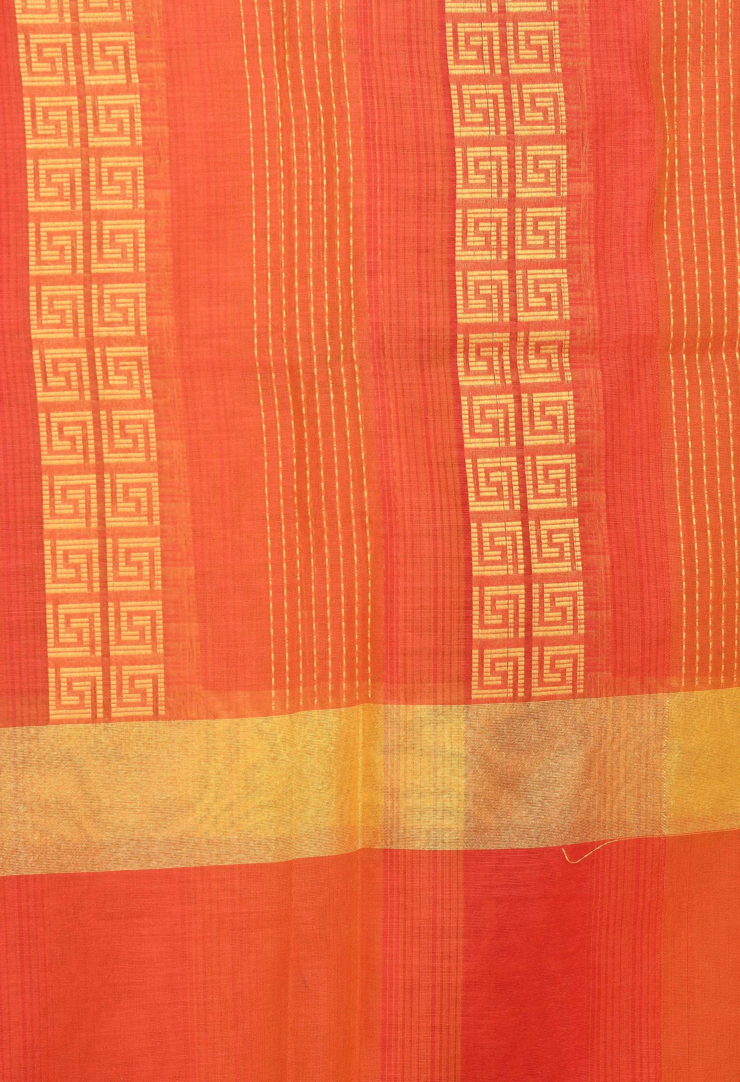 Mominos Fashion Moeza Handloom Cotton Orange Tone Dupatta