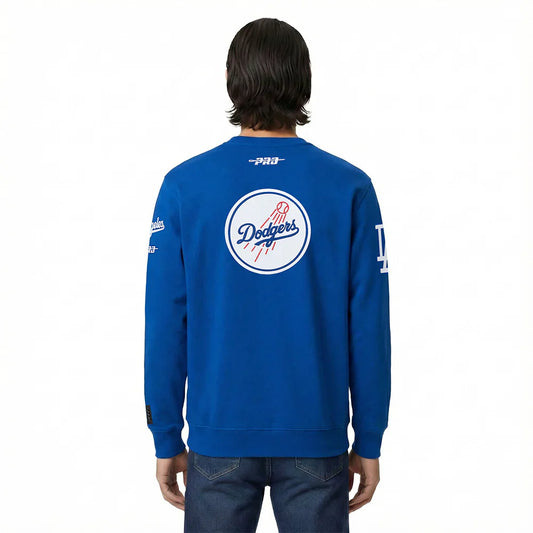 Pro Standard La Dodgers City Arch Crewneck - Dark Blue