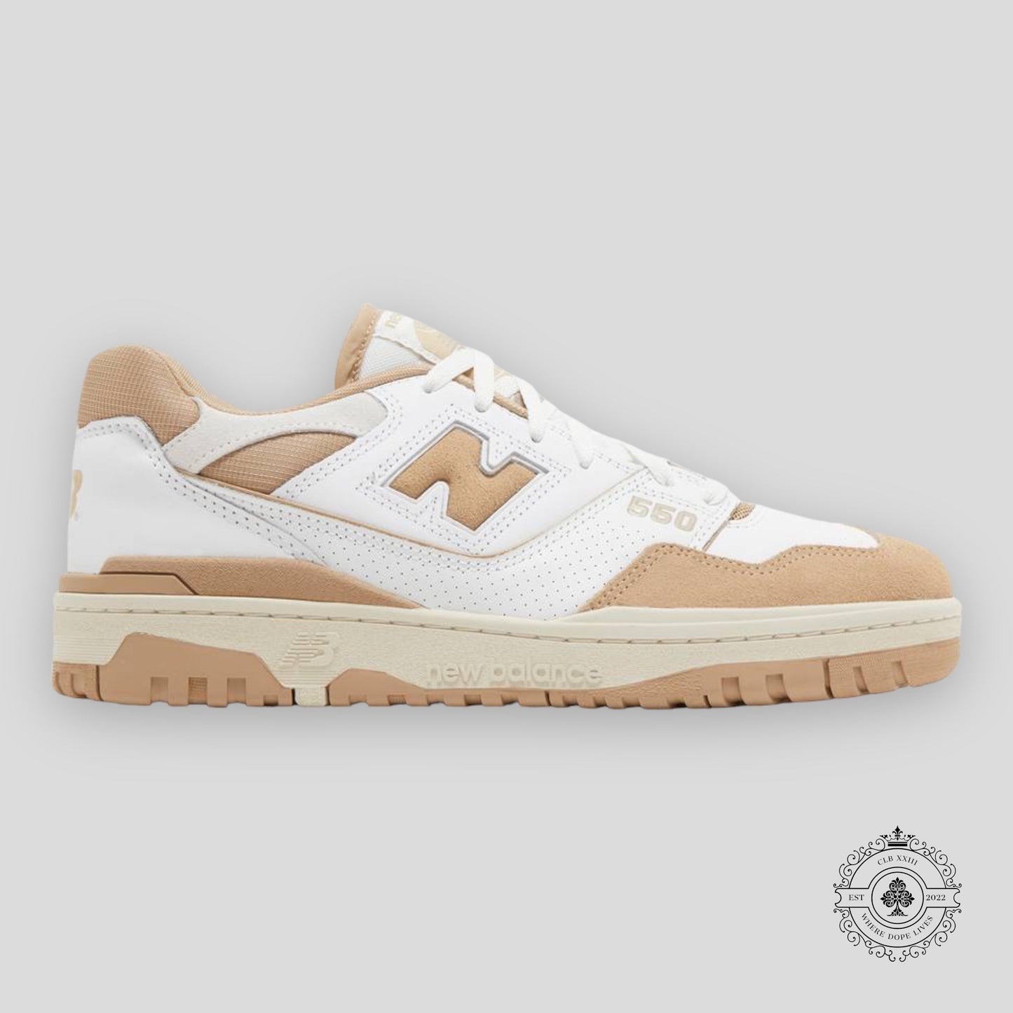 New Balance 550 White Incense Driftwood