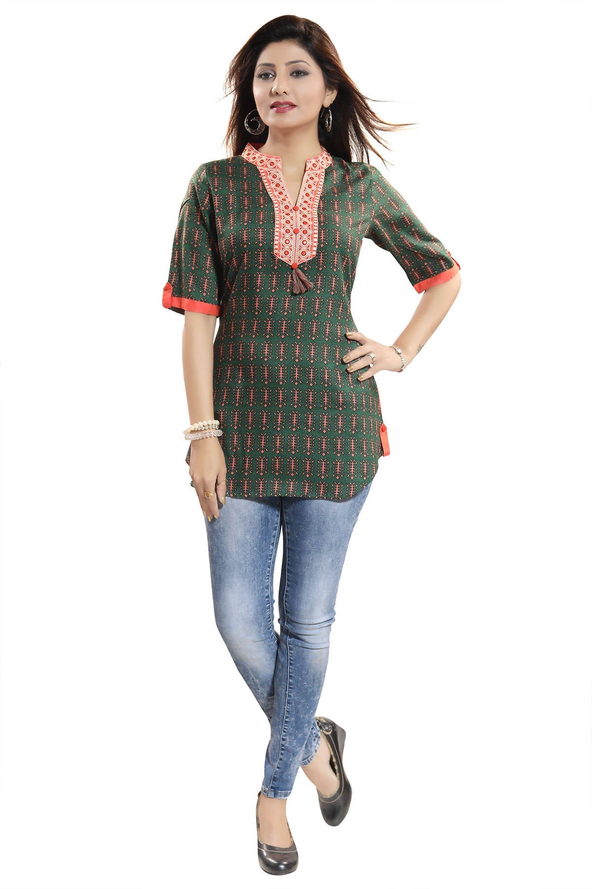 Snehal Creations Short Rayon Kurti