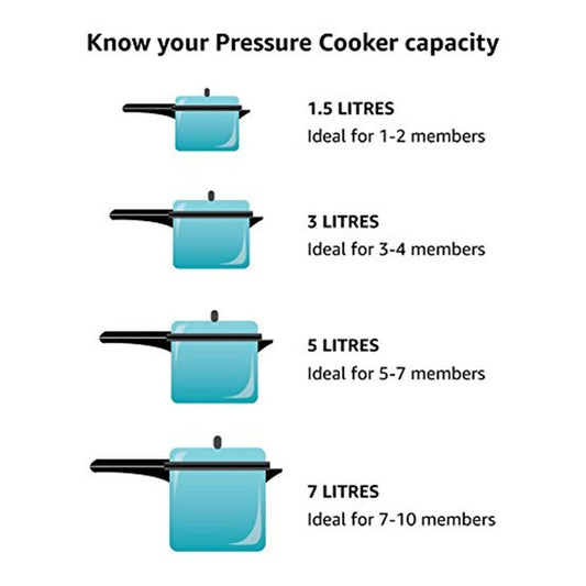 Hawkins Classic Pressure Cooker 5 Litre - Silver (CL50)