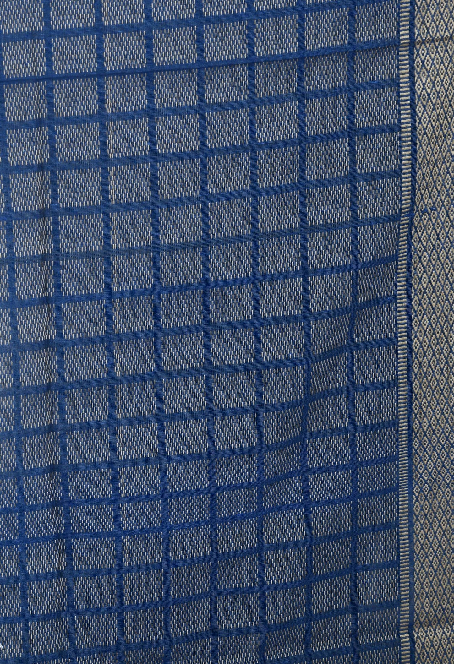 Mominos Fashion Moeza Handloom Cotton Blue Dupatta For Women