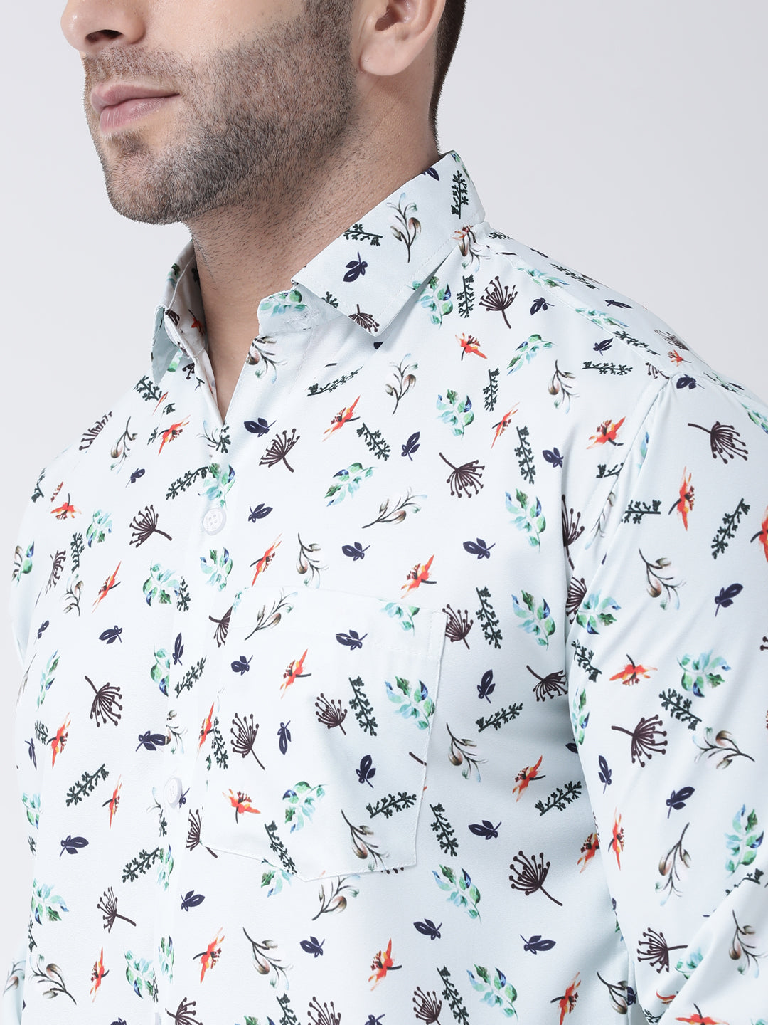 RIAG Multi color Men's Full Sleeves Printed Shirt