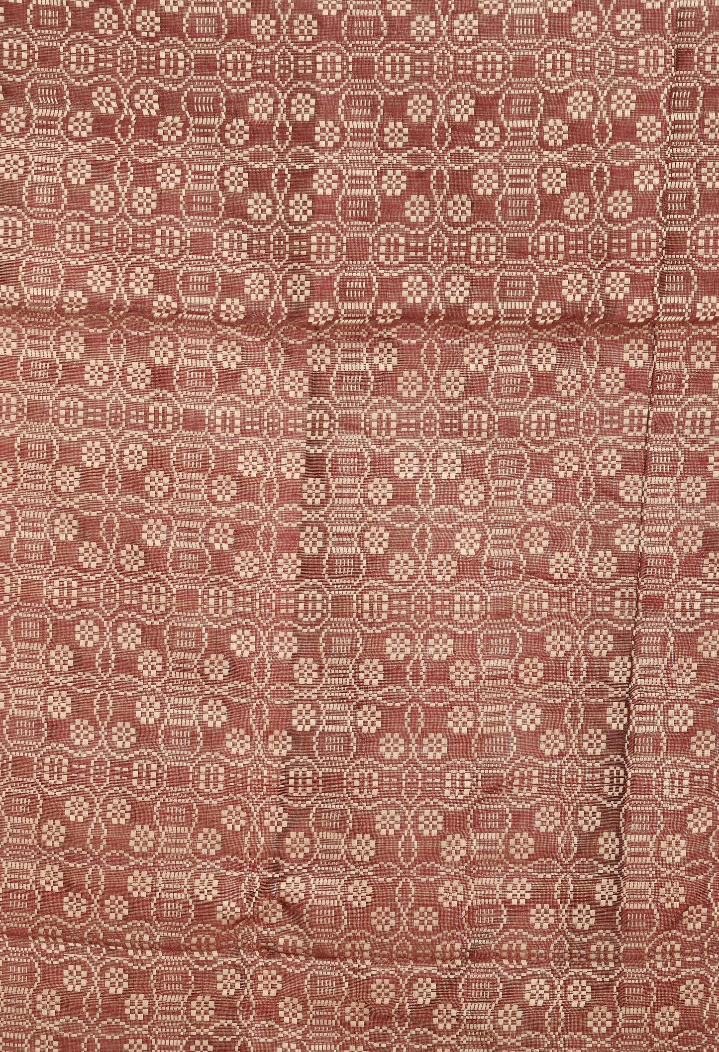 Mominos Fashion Moeza Handloom Cotton Dark Maroon Dupatta