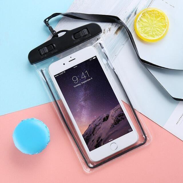 Water Proof Cases For iPhone 12 Cover Pouch Cases For iPhone XS MAX 8 7 6 s Plus Universal Waterproof Case Universal Waterproof Cell Phone Bag/Holder for iPhone Case & Strap