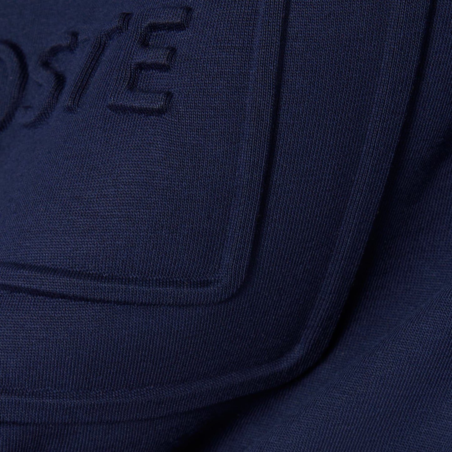 Lacoste Embroidered Cotton Tee - Navy