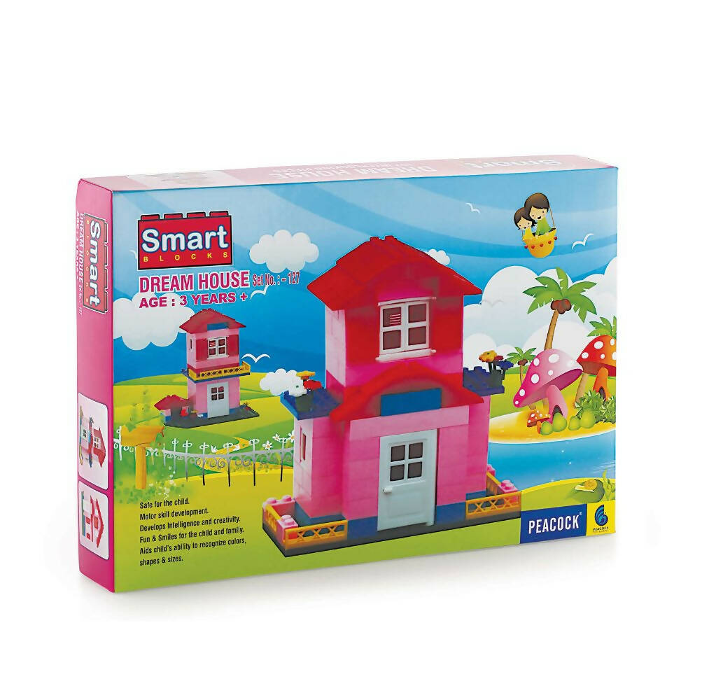 Peacock Learning & Educational Building Blocks Set For Kids - Dream House 127