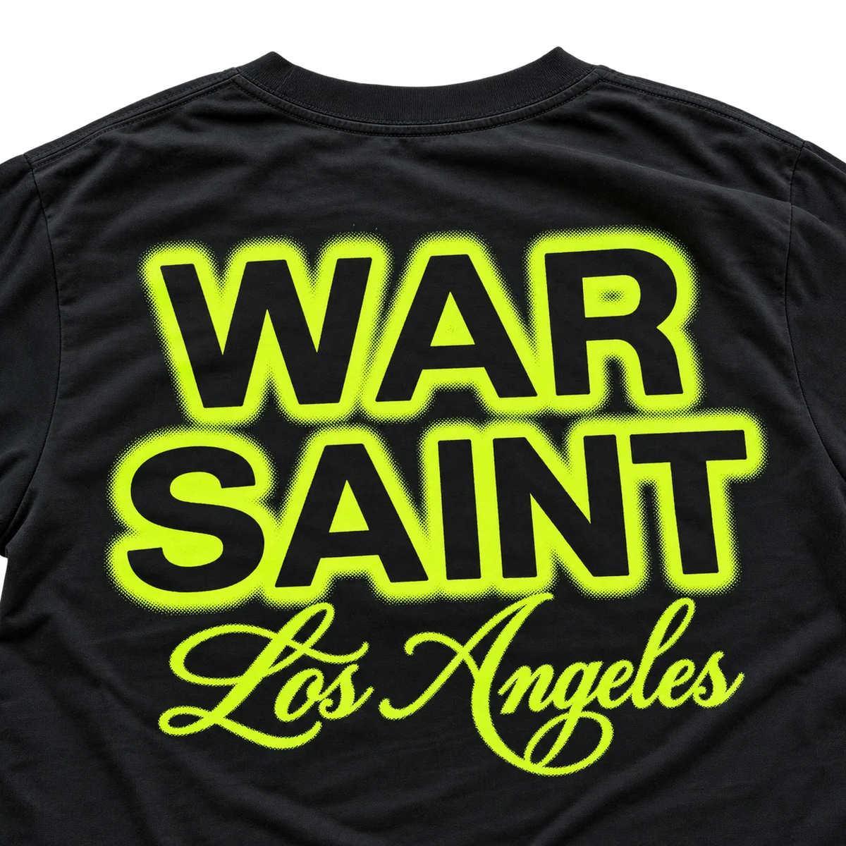 Warsaint Halloween Tee - Black/Neon Green