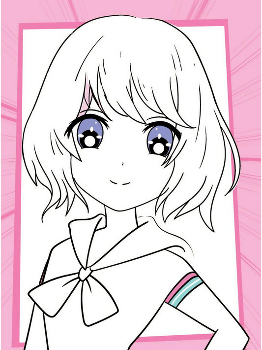 Dreamland Publications Colour Your Own Manga Book 4 With Free Manga Colouring Poster For Kids
