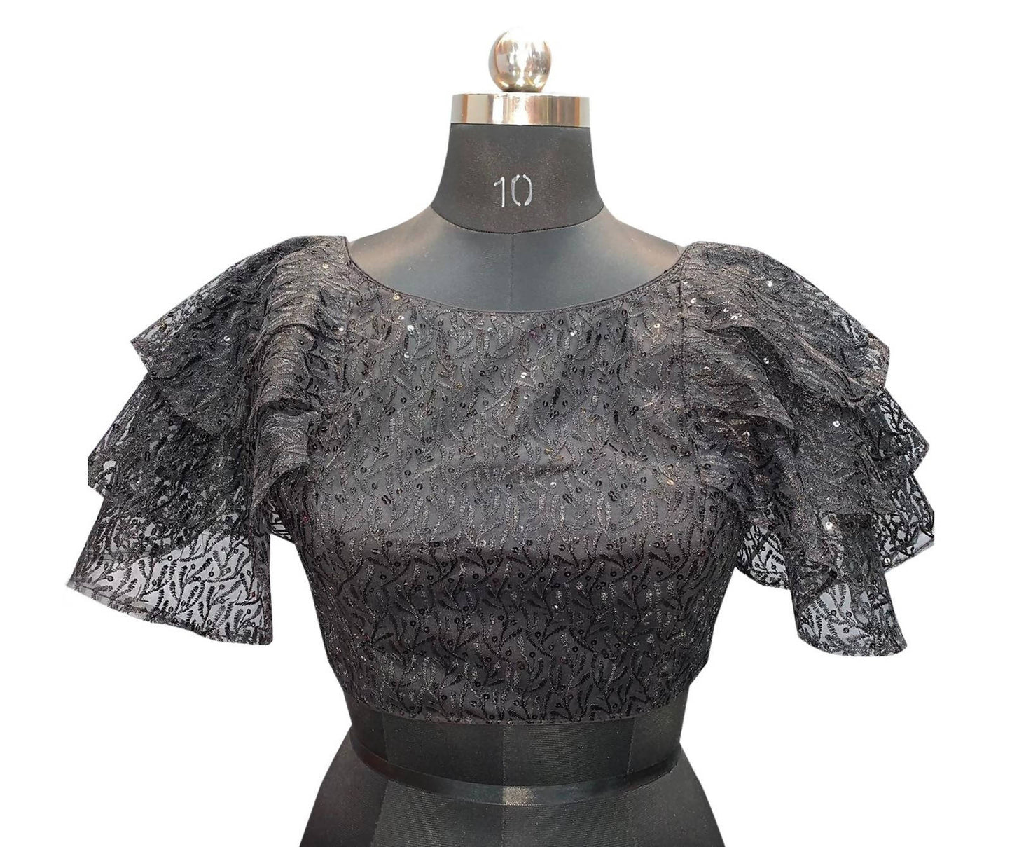 Vamika Black Net Shifly Work Blouse