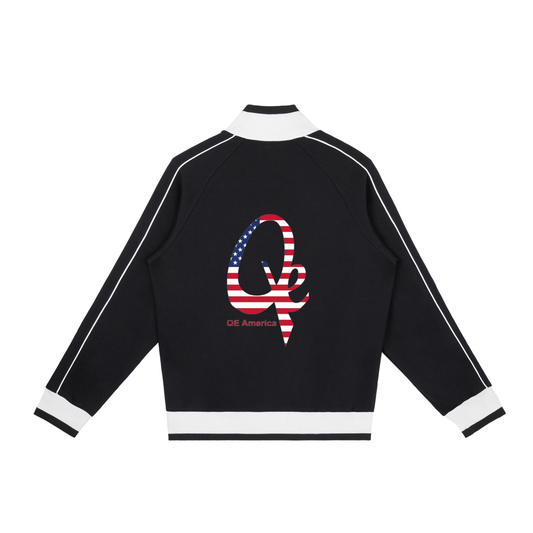 QE America Zip Track Jacket