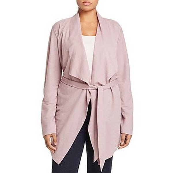 Bagatelle Womens Plus Open Front Wrap Cardigan
