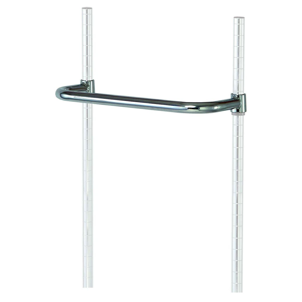 21-Inch Chrome Safety Push Handle for Wire Shelving Carts (10-Count)