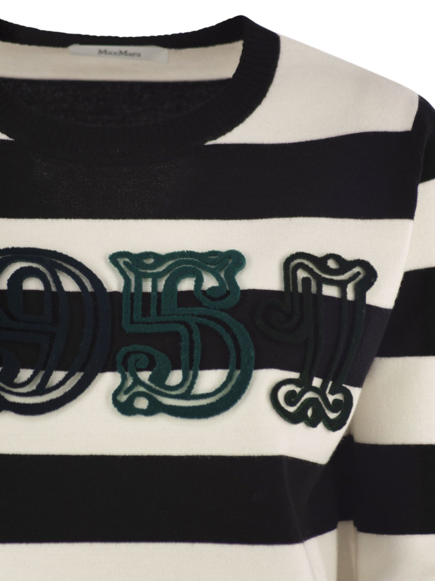 Max Mara Women Viterbo - Wool Sweater With Embroidery