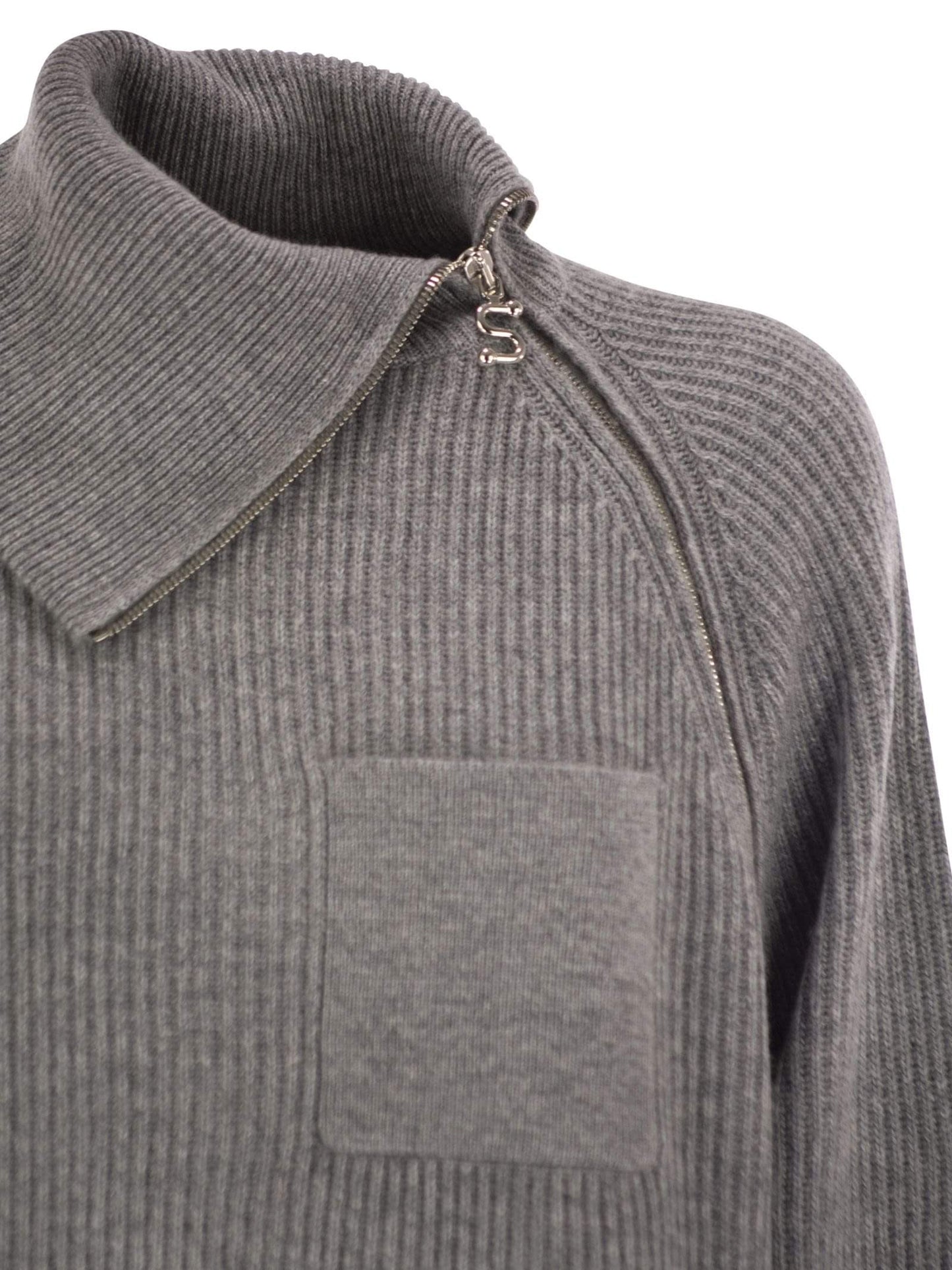 Sportmax Women Salpa - Cashmere-Blend Sweater With Zip