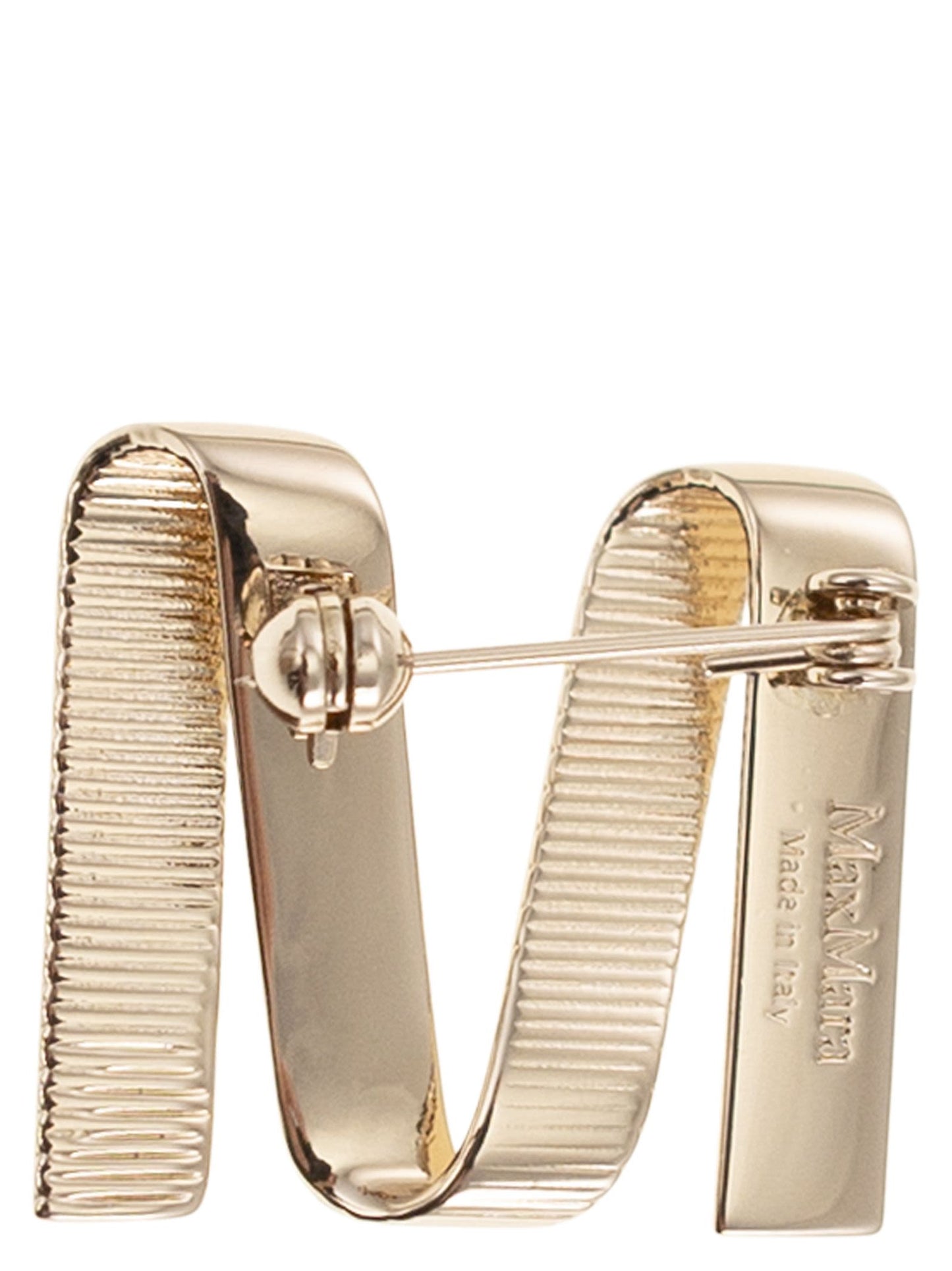Max Mara Women Mgrosgrainpin - Metal M Pin