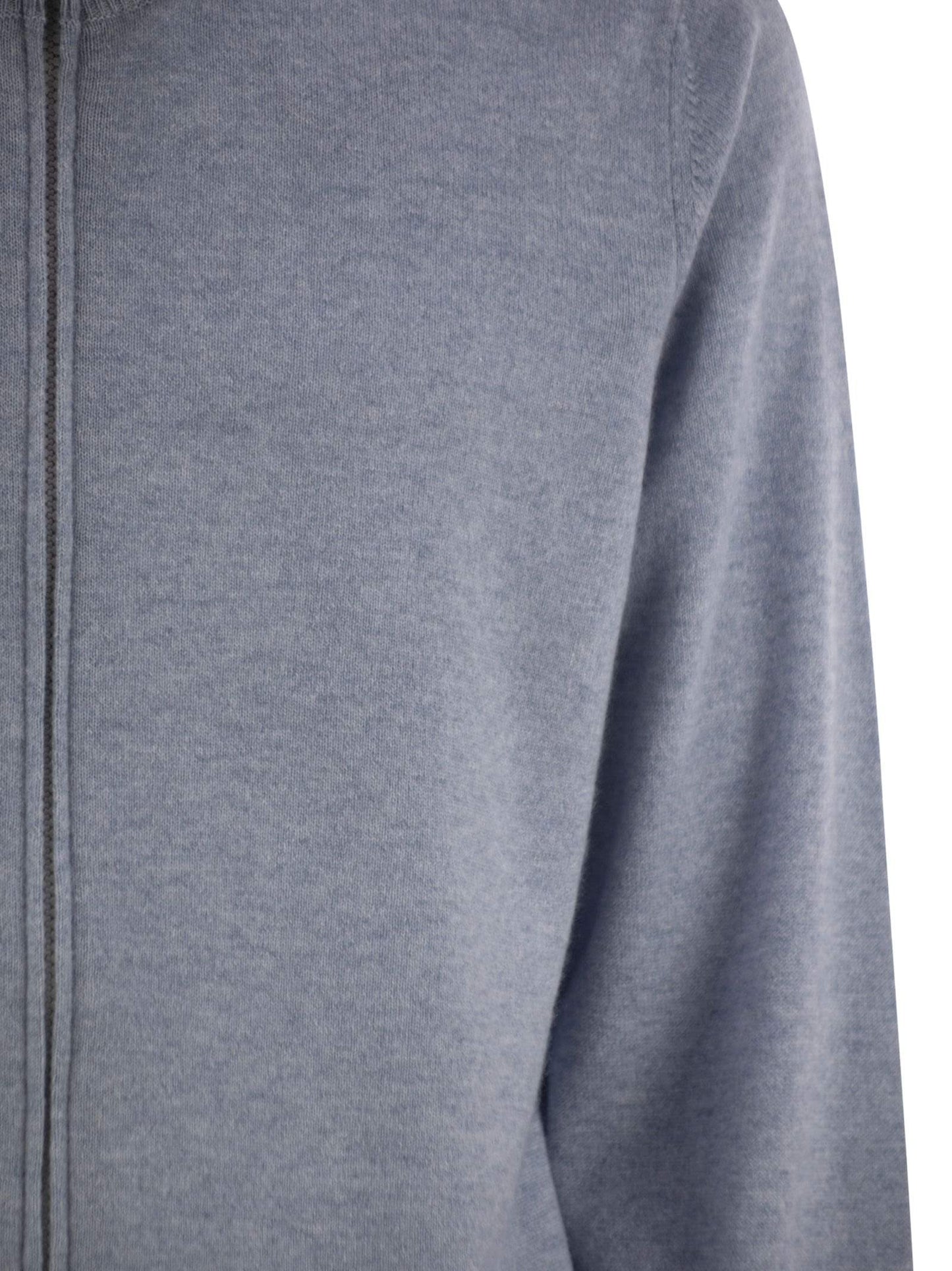 Brunello Cucinelli Men High-Necked Cashmere Cardigan With Zip