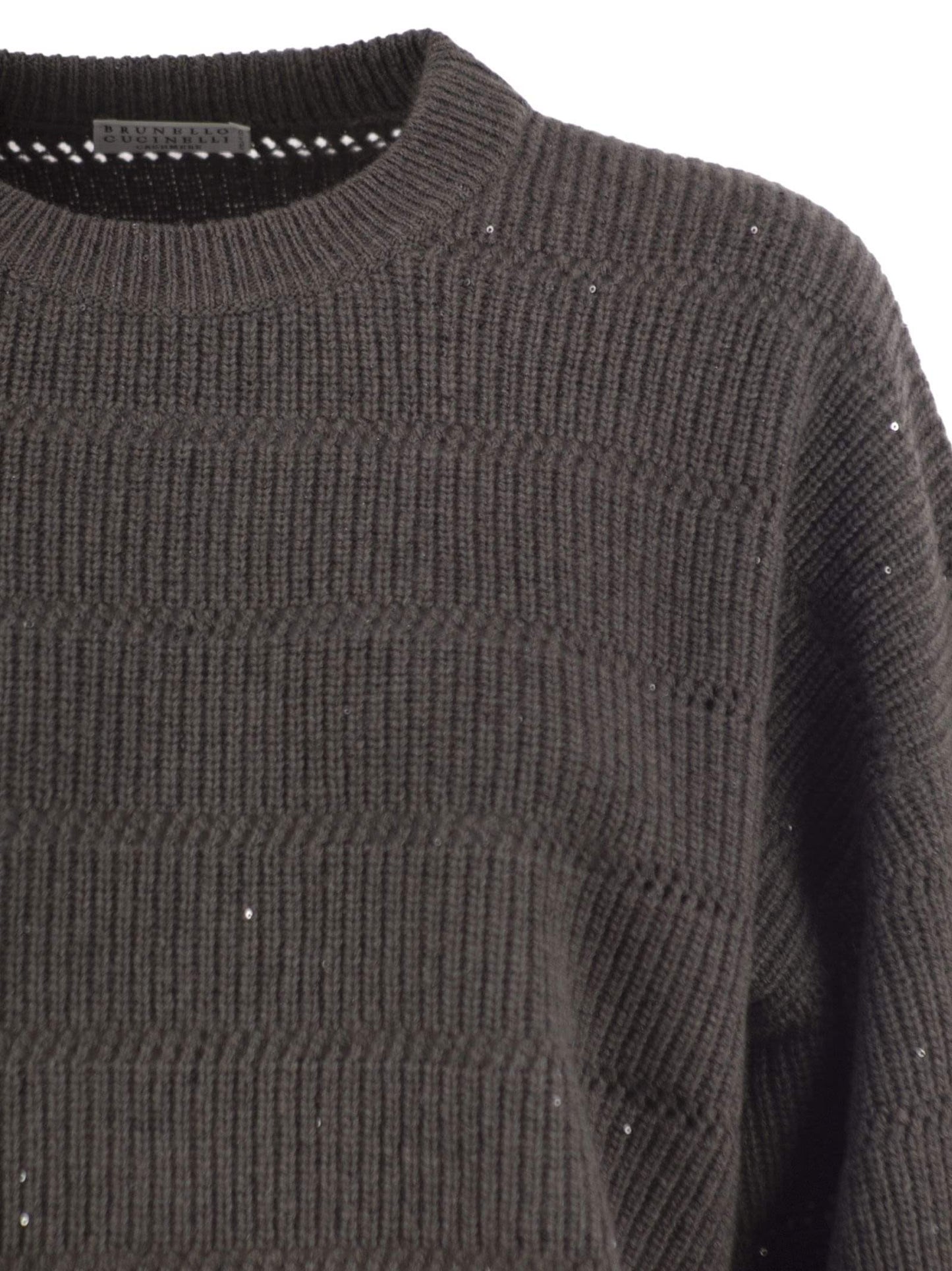 Brunello Cucinelli Women Cashmere And Wool Crew-Neck Sweater