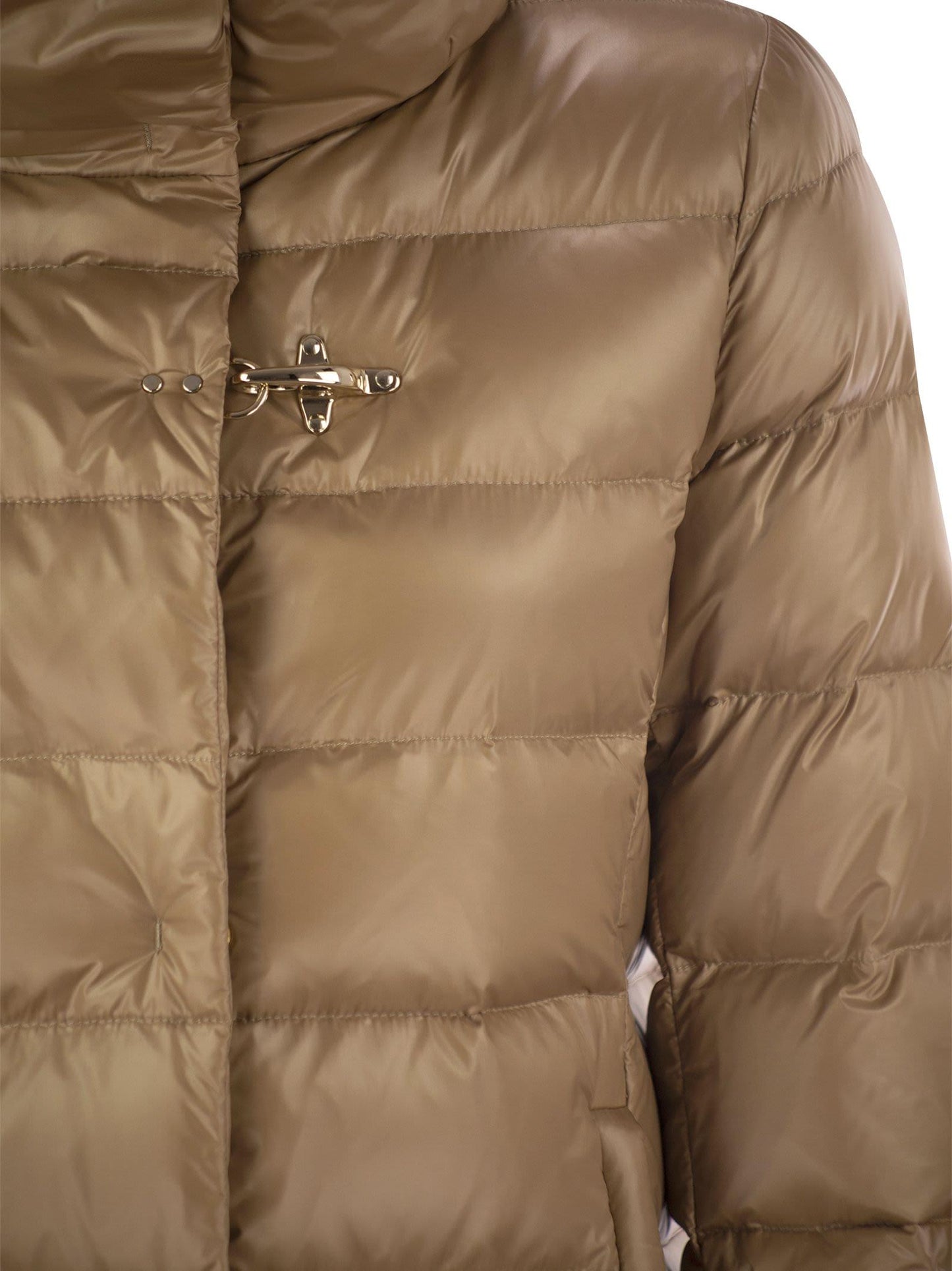 Fay Women Long Down Jacket With Hook